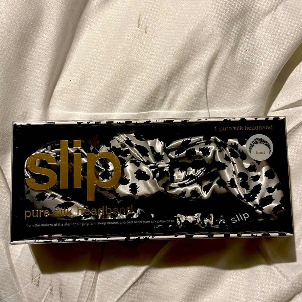Slip silk headband
